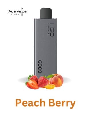 HQD CUVIE SLICK - PEACH BERRY - 6000 PUFFS