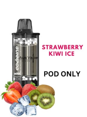 GUNNPOD MOSS POD – STRAWBERRY KIWI ICE – 8000 PUFFS