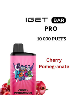 IGET BAR PRO – CHERRY POMEGRANATE – 10 000 PUFFS