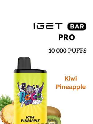 IGET BAR PRO – KIWI PINEAPPLE – 10 000 PUFFS