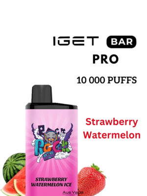 IGET BAR PRO – STRAWBERRY WATERMELON – 10 000 PUFFS