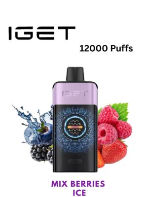 IGET ONE - MIX BERRIES ICE - 12000 PUFFS