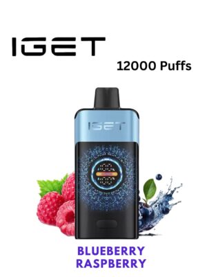 IGET ONE - BLUEBERRY RASPBERRY - 12000 PUFFS