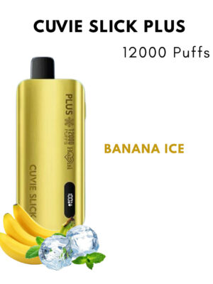 HQD CUVIE SLICK HABIBI - BANANA ICE - 12000 PUFFS